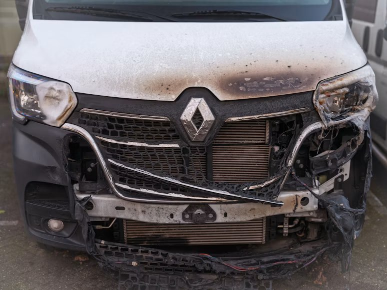Automobil oštećen u prometnoj nesreći