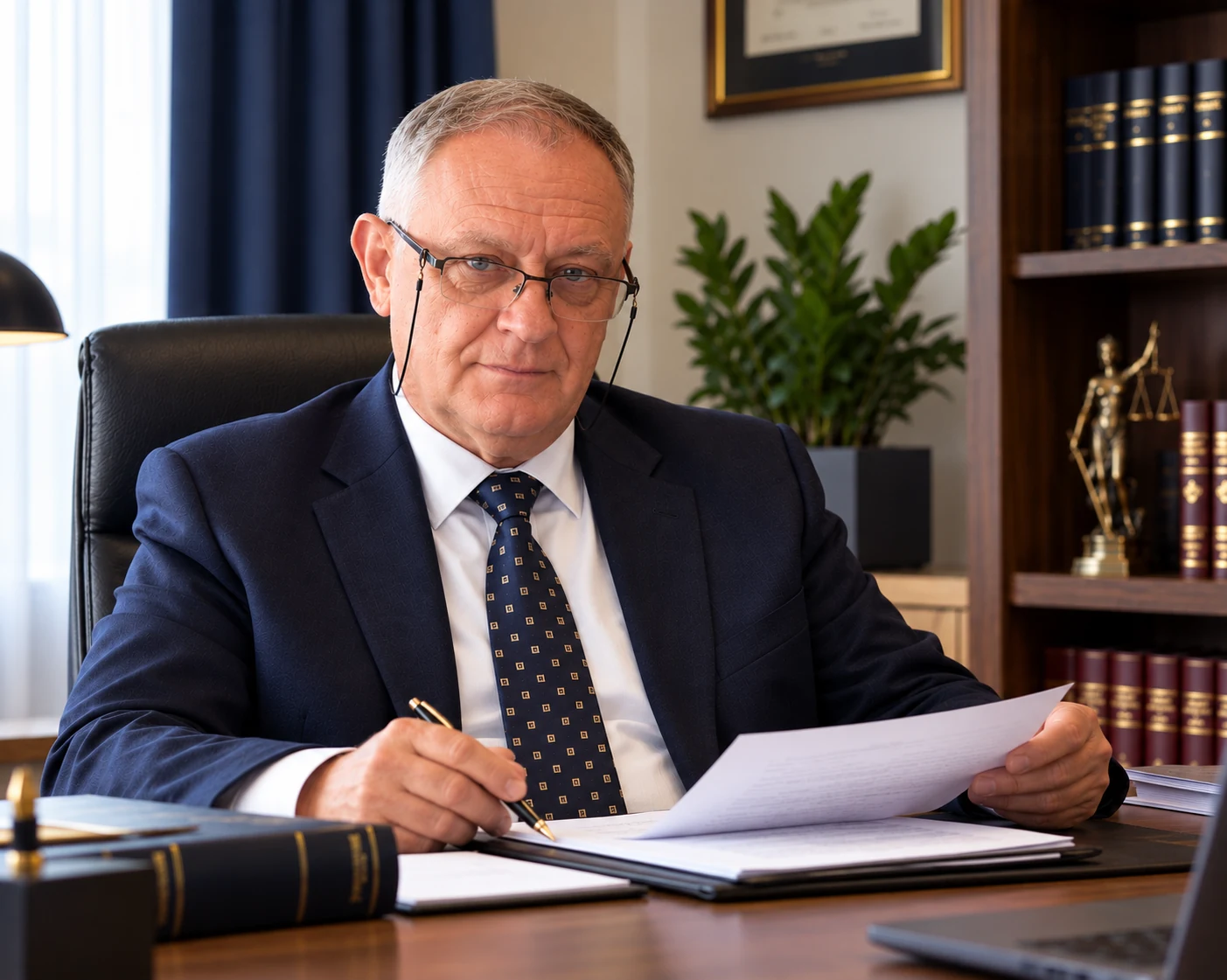 Predrag Ilić u odvjetničkom uredu